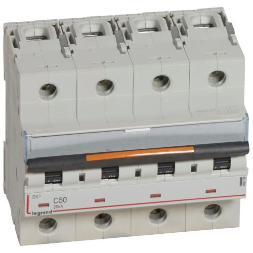 LEGRAND-409799 DX3 kismegszakító 25kA 4P 400V~ C50