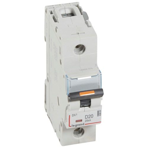 LEGRAND-409808 DX3 kismegszakító 25kA 1P 230/400V~ D20