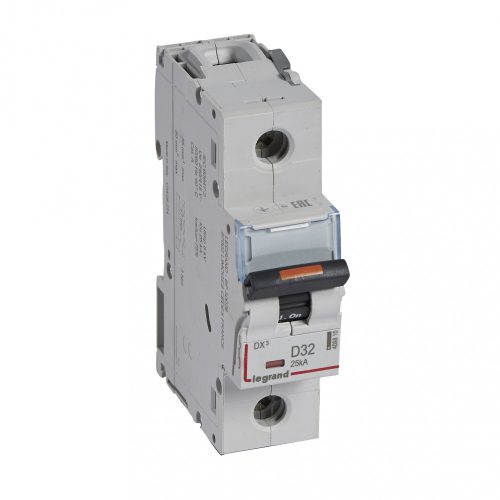 LEGRAND-409810 DX3 kismegszakító 25kA 1P 230/400V~ D32