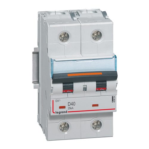 LEGRAND-409824 DX3 kismegszakító 25kA 2P 230/400V~ D40