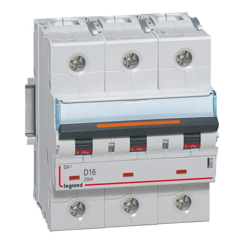 LEGRAND-409833 DX3 kismegszakító 25kA 3P 400V~ D16