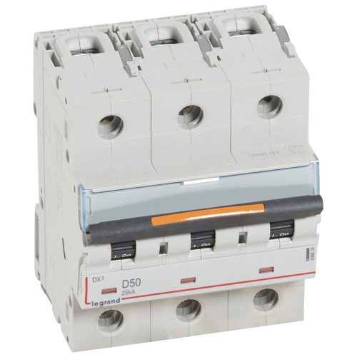 LEGRAND-409838 DX3 kismegszakító 25kA 3P 400V~ D50