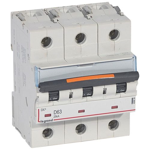 LEGRAND-409839 DX3 kismegszakító 25kA 3P 400V~ D63