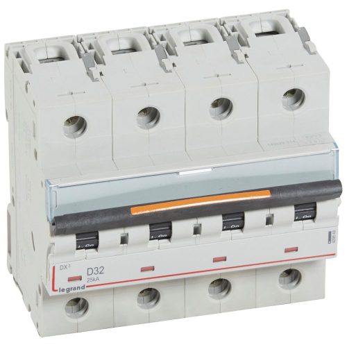LEGRAND-409849 DX3 kismegszakító 25kA 4P 400V~ D32