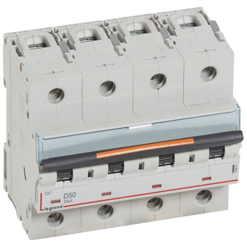 LEGRAND-409851 DX3 kismegszakító 25kA 4P 400V~ D50