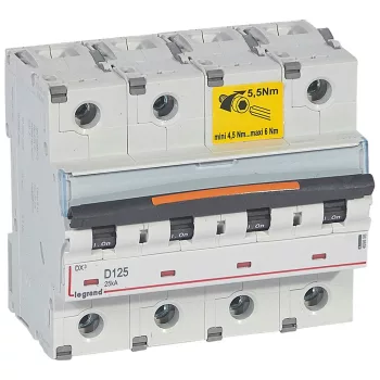 LEGRAND-409855 DX3 kismegszakító 25kA 4P 400V~ D125