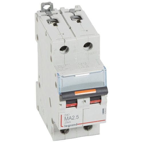 LEGRAND-409867 DX3 kismegszakító 25kA 2P 230/400V~ MA2,5