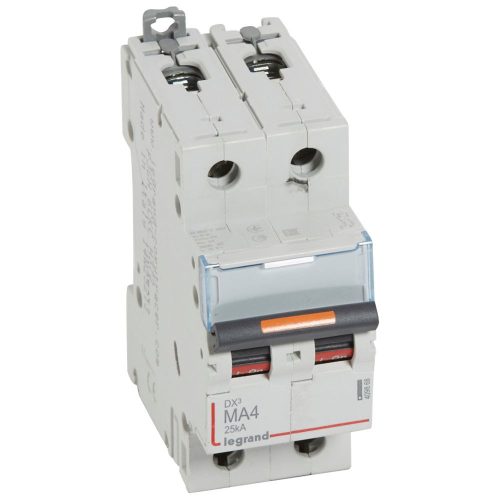 LEGRAND-409868 DX3 kismegszakító 25kA 2P 230/400V~ MA4