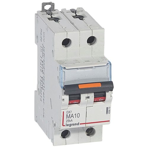 LEGRAND-409870 DX3 kismegszakító 25kA 2P 230/400V~ MA10