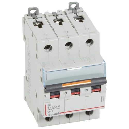 LEGRAND-409877 DX3 kismegszakító 25kA 3P 400V~ MA2,5