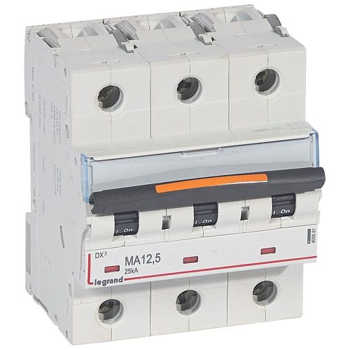 LEGRAND-409881 DX3 kismegszakító 25kA 3P 400V~ MA12,5