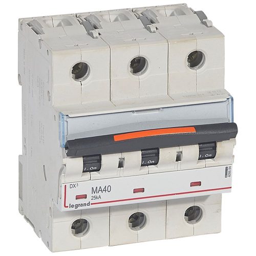 LEGRAND-409884 DX3 kismegszakító 25kA 3P 400V~ MA40