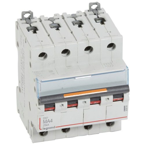 LEGRAND-409888 DX3 kismegszakító 25kA 4P 400V~ M4