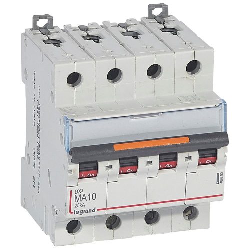 LEGRAND-409890 DX3 kismegszakító 25kA 4P 400V~ MA10