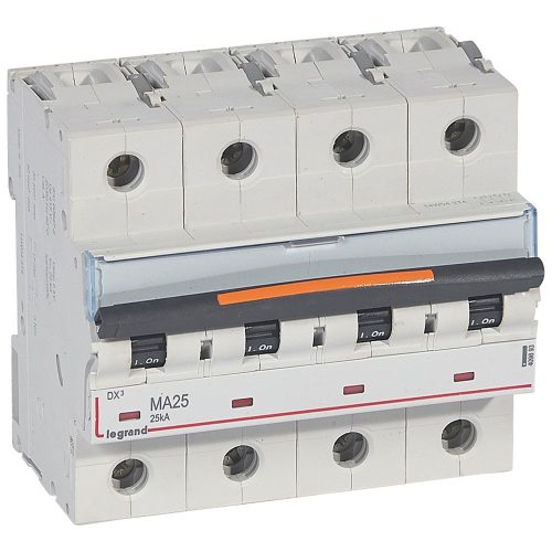 LEGRAND-409893 DX3 kismegszakító 25kA 4P 400V~ MA25