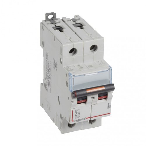LEGRAND-409911 DX3 kismegszakító 25kA 2P Z6