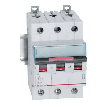 LEGRAND-409924 DX3 kismegszakító 25kA 3P Z16