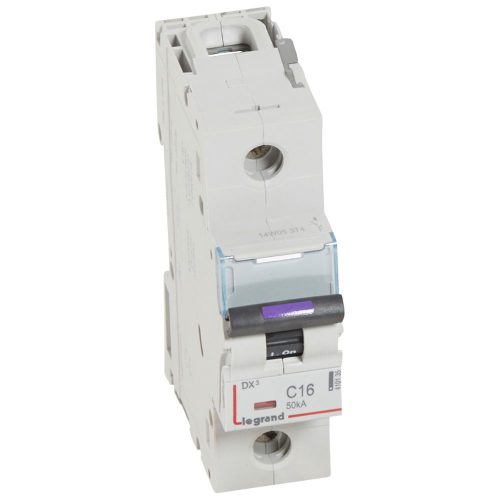 LEGRAND-410135 DX3 kismegszakító 50kA 1P 230/400V~ C16