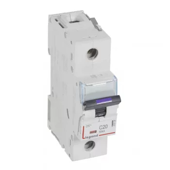 LEGRAND-410136 DX3 kismegszakító 50kA 1P 230/400V~ C20