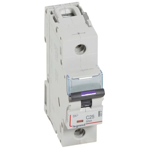 LEGRAND-410137 DX3 kismegszakító 50kA 1P 230/400V~ C25