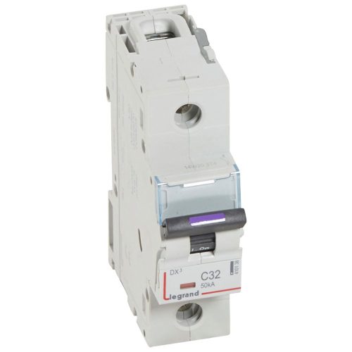 LEGRAND-410138 DX3 kismegszakító 50kA 1P 230/400V~ C32