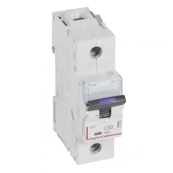 LEGRAND-410140 DX3 kismegszakító 50kA 1P 230/400V~ C50