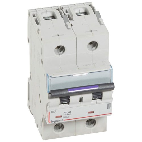 LEGRAND-410150 DX3 kismegszakító 50kA 2P 230/400V~ C25