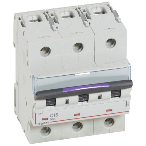 LEGRAND-410161 DX3 kismegszakító 50kA 3P 400V~ C16