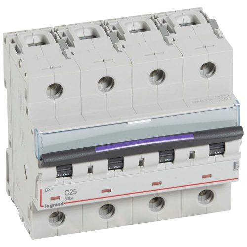 LEGRAND-410176 DX3 kismegszakító 50kA 4P 400V~ C25