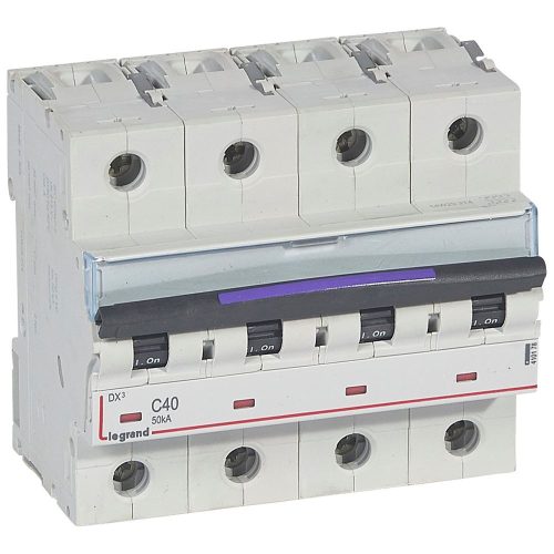 LEGRAND-410178 DX3 kismegszakító 50kA 4P 400V~ C40