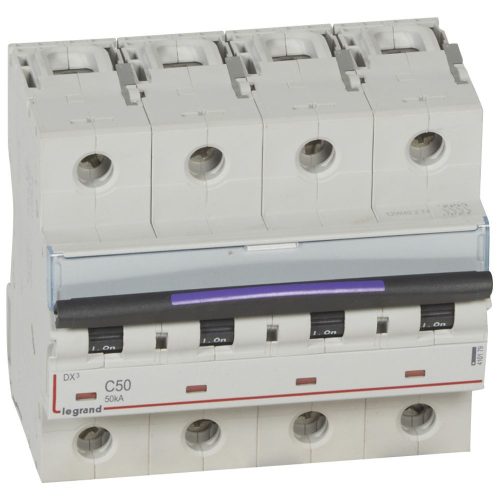 LEGRAND-410179 DX3 kismegszakító 50kA 4P 400V~ C50
