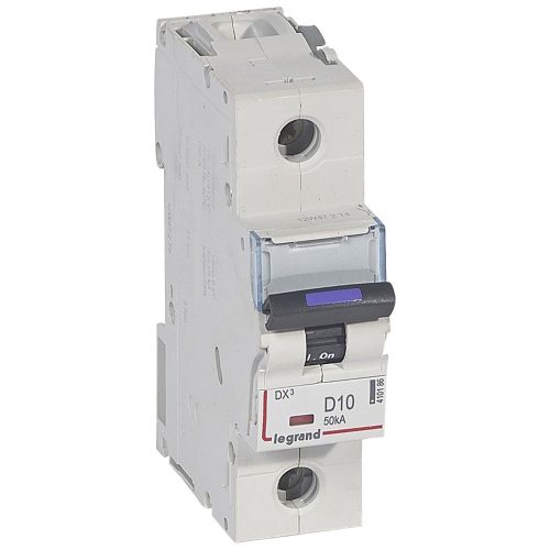 LEGRAND-410186 DX3 kismegszakító 50kA 1P 230/400V~ D10