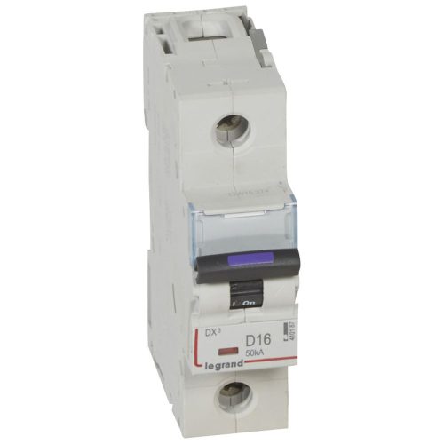 LEGRAND-410187 DX3 kismegszakító 50kA 1P 230/400V~ D16