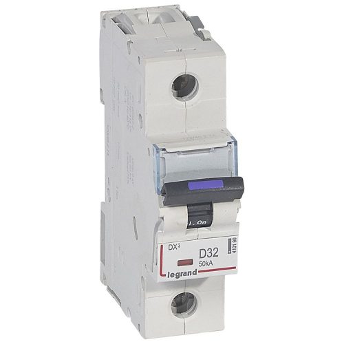 LEGRAND-410190 DX3 kismegszakító 50kA 1P 230/400V~ D32