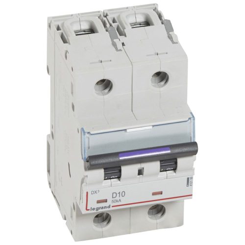 LEGRAND-410199 DX3 kismegszakító 50kA 2P 230/400V~ D10