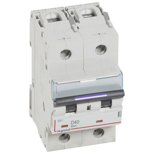 LEGRAND-410204 DX3 kismegszakító 50kA 2P 230/400V~ D40
