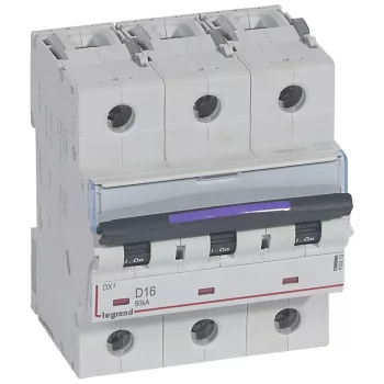 LEGRAND-410213 DX3 kismegszakító 50kA 3P 400V~ D16