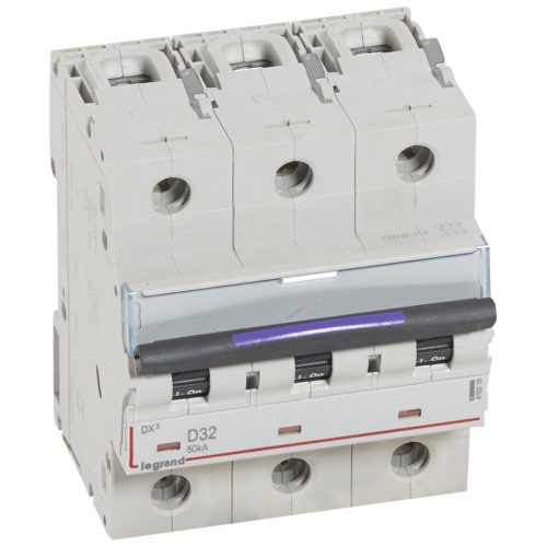 LEGRAND-410216 DX3 kismegszakító 50kA 3P 400V~ D32