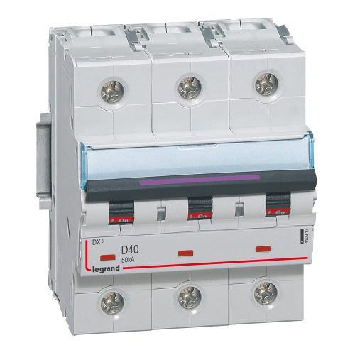 LEGRAND-410217 DX3 kismegszakító 50kA 3P 400V~ D40