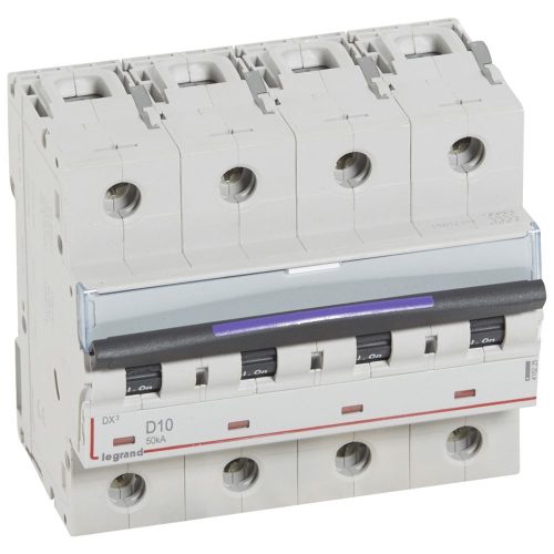 LEGRAND-410225 DX3 kismegszakító 50kA 4P 400V~ D10