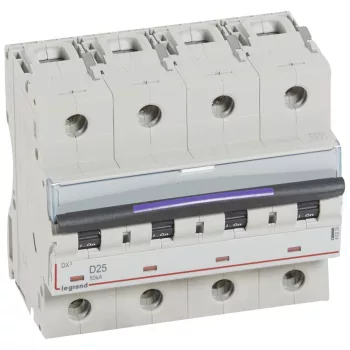 LEGRAND-410228 DX3 kismegszakító 50kA 4P 400V~ D25