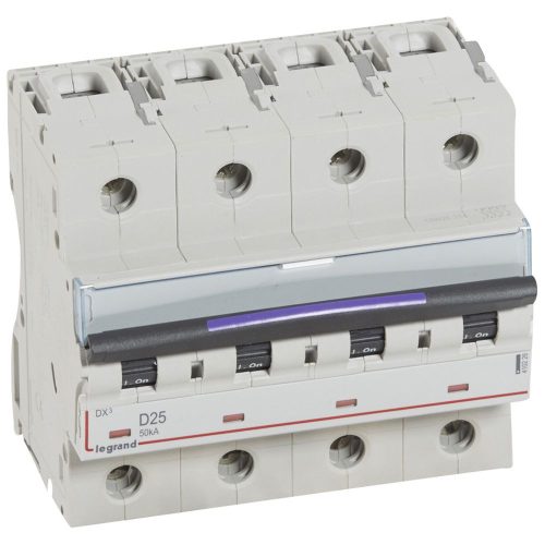 LEGRAND-410228 DX3 kismegszakító 50kA 4P 400V~ D25