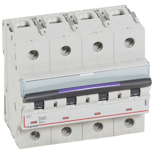 LEGRAND-410230 DX3 kismegszakító 50kA 4P 400V~ D40