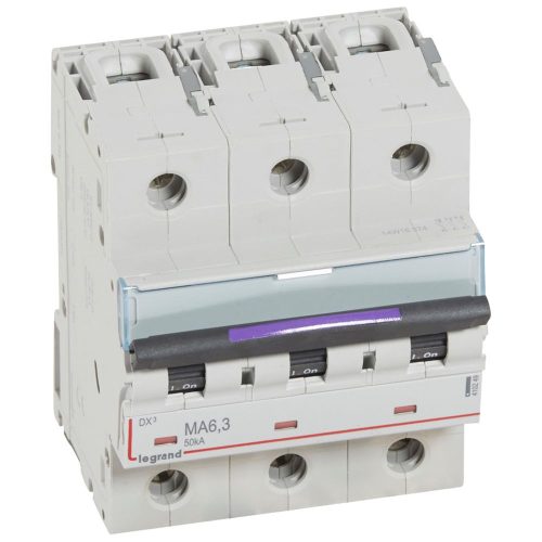 LEGRAND-410249 DX3 kismegszakító 50kA 3P 400V~ MA6,3