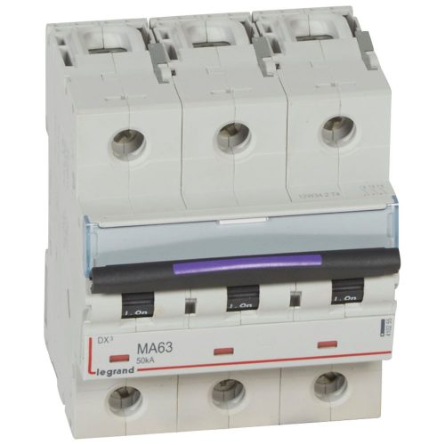 LEGRAND-410255 DX3 kismegszakító 50kA 3P 400V~ MA63