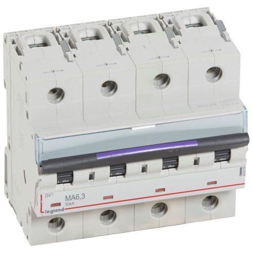 LEGRAND-410259 DX3 kismegszakító 50kA 4P 400V~ MA6,3