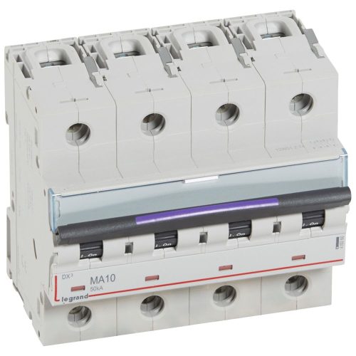 LEGRAND-410260 DX3 kismegszakító 50kA 4P 400V~ MA10