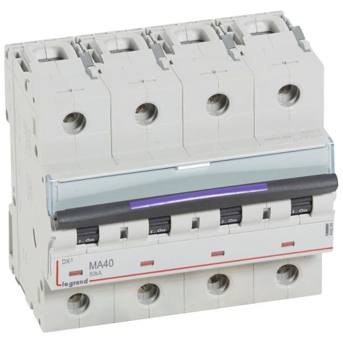 LEGRAND-410264 DX3 kismegszakító 50kA 4P 400V~ MA40