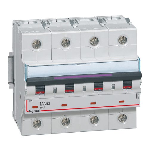 LEGRAND-410265 DX3 kismegszakító 50kA 4P 400V~ MA63