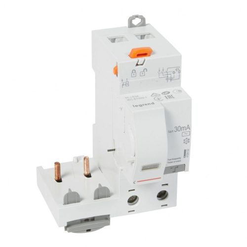 LEGRAND-410402 DX3 áramvédő relé 2P 230V~ AC 63A 30mA